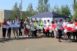  Спортивные соревнования приуроченные к 20-летию Службы формирования здорового образа жизни в Щербактинской ЦРБ 